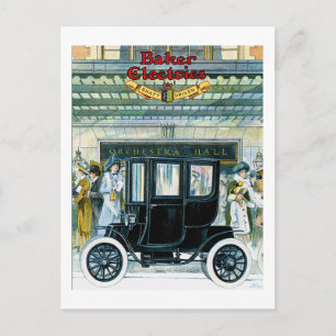 Baker Electric Cars - Vintage Ad Briefkaart