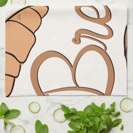 Baker en ander brood theedoek (Gevouwen)