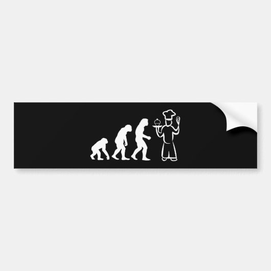 Baker Evolution Bumpersticker (Voorkant)