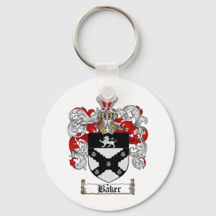 BAKER FAMILIE CREST - BAKER COAT WAPENS SLEUTELHANGER