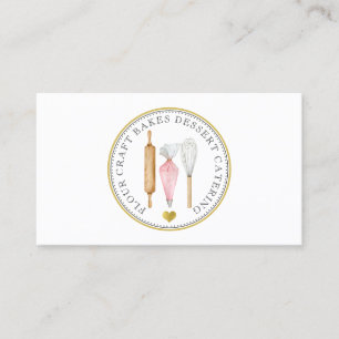 Baker gebak Chef Dessert Cateraar Baker's Gereedsc Visitekaartje