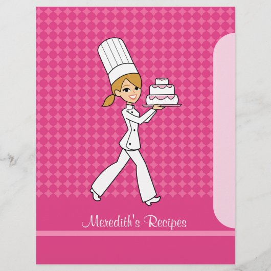 Baker Girl Pages to Index Recettes Blonde Version (Devant)