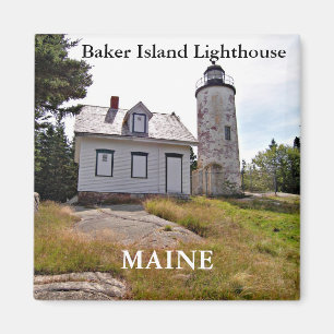 Baker Island Lighthouse, Maine Magnet Magneet