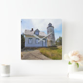 Baker Island Lighthouse, Maine Vierkante Klok (Huis)