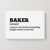 Baker Job Humor Definition Button (Voorkant)