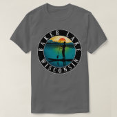 Baker Lake Wisconsin Paddleboarding T-shirt (Design voorkant)