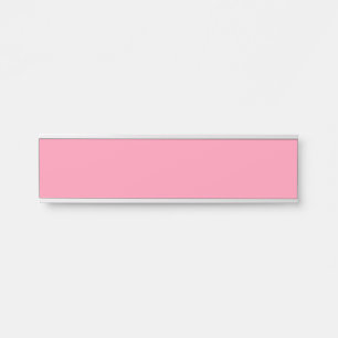 Baker-Miller roze (effen kleur) Deurbordje