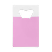 Baker Miller Roze Kredietkaart Flessenopener (Achterkant)