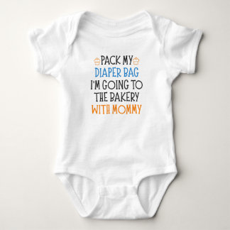 Baker Moeder Grappig Bakken Baby Spreuk Romper