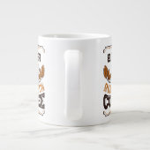 Baker op Coffee Caffeine Gift Extra Grote Beker (Achterkant)