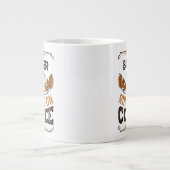 Baker op Coffee Caffeine Gift Extra Grote Beker (Voorkant)