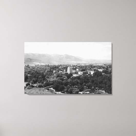 Baker, oregon Town Uitzicht PhotographyBaker, OF Canvas Afdruk (Voorkant)