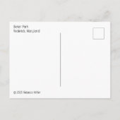 Baker Park Frederick Maryland Briefkaart (Achterkant)