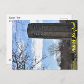 Baker Park Tower Frederick Maryland Briefkaart (Voorkant / Achterkant)