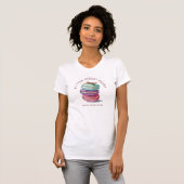 Baker Pastry Chef Promotion Waterverf Cookies T-shirt (Voorkant volledig)