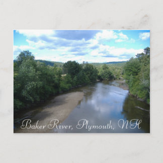 Baker River, Plymouth, NH Briefkaart