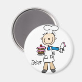Baker Stick figuur magneet (Voorkant / Achterkant)
