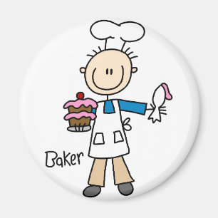 Baker Stick figuur magneet