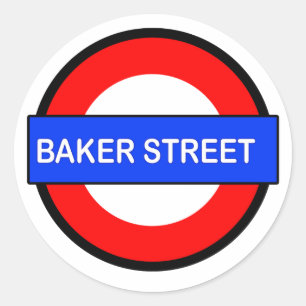 Baker Street metrostation Ronde Sticker