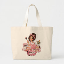 Baker Tote Bag | Bakken Maakt het Leven Zoeter Bak