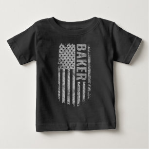 Baker USA Vlag Vervallen ontwerp