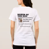 BAKER VAN DE DAG Tri-Blend SHIRT (Achterkant)