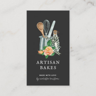 Baker Waterverf Koken Ultrasnelle bakkerij Black B Visitekaartje