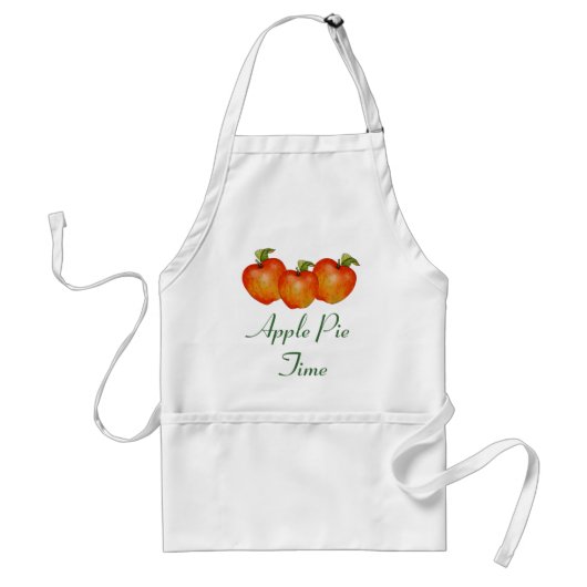 Bakers Apple Pie Apron Standaard Schort (Voorkant)