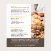 Bakers blé brun jaune livraison menu affaires (Intérieur déplié)