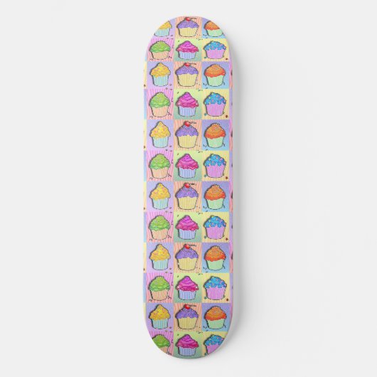 Baker's Dozen van Cupcakes Skateboard (Voorkant)
