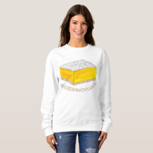 Bakers Gonna Bake Hashtag Yellow Lemon Square Bar Trui