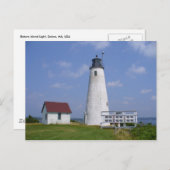 Bakers Island Light Briefkaart (Voorkant / Achterkant)