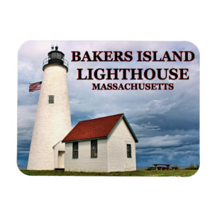 Bakers Island Lighthouse, MA Flexi Magnet Magneet