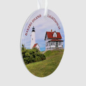 Bakers Island Lighthouse, MA Ornament (voorkant)