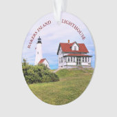 Bakers Island Lighthouse, MA Ornament (voorkant)