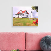 Bakers Island Lighthouse MA Wrapped Canvas Afdruk (Insitu (Woonkamer))