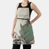 Baker's Kitchen Jouw naam Mint Green Waterverf Schort (Insitu)