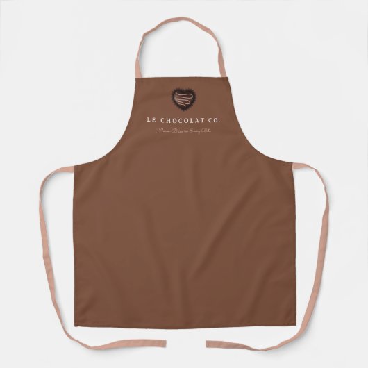Bakers modernes Chocolat Brown tablier (Recto)