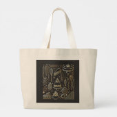 Bakers & taartontwerpers – Elegant & functioneel Grote Tote Bag (Achterkant)