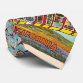Bakersfield California, groot Letter-Briefkaart Stropdas (Opgerold)