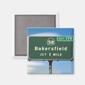 Bakersfield Exit Magneet (Voorkant / Achterkant)