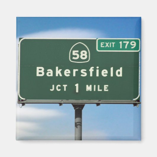 Bakersfield Exit Magneet (Voorkant)