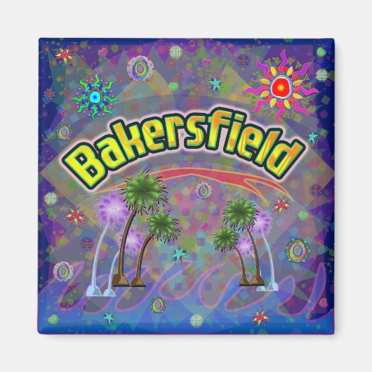 Bakersfield Noble Voyage Magnet (Devant)