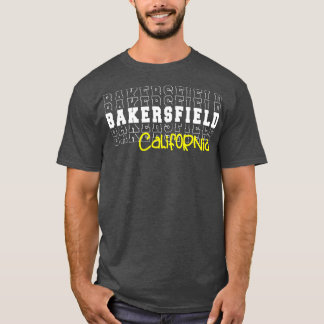 Bakersfield stad Californië Bakersfield CA T-shirt