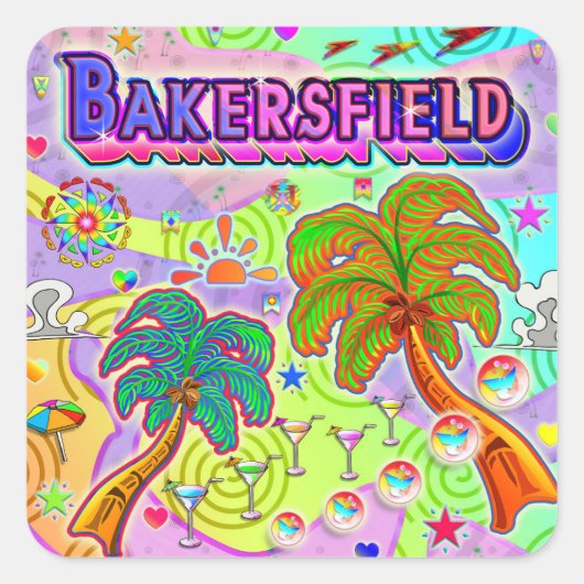 Bakersfield Vacation Target Sticker (Voorkant)