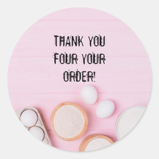 BAKERY BEDANKT U STICKERS (Voorkant)