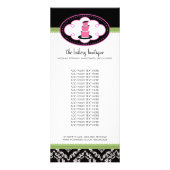 Bakery Boutique Rack Cards Reclamekaart (Voorkant)
