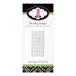 Bakery Boutique Rack Cards Reclamekaart