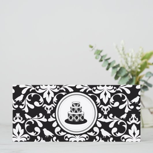 Bakery Boutique Style Cadeaubonnen {Damask} (Staand voorkant)