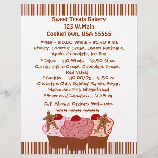 Bakery Business Flyer (Voorkant)